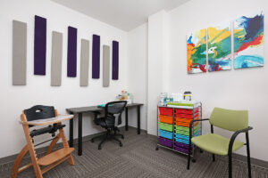 Therapy services room at Anderson-Smith Therapy Institute.